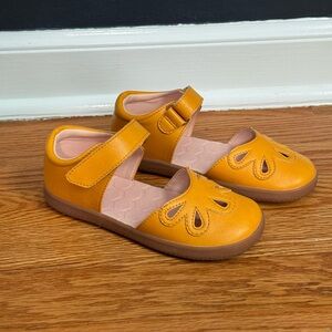 Livie and Luca Yellow Petal Mary Janes